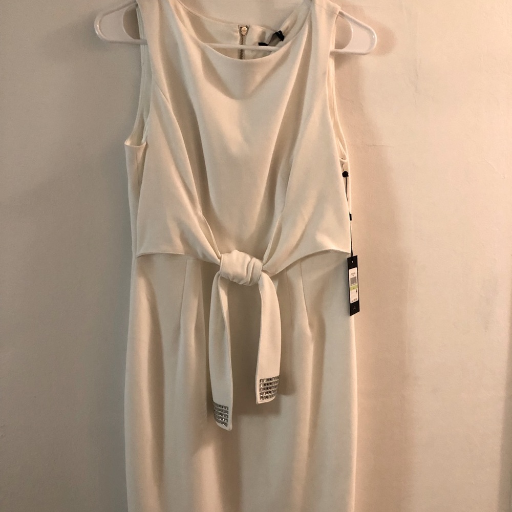 Tommy Hilfiger Off White Knee High Dress